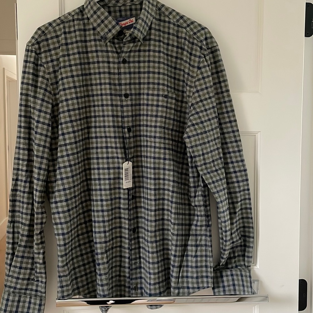 Johnnie-O Medium casual button down. New with tags - never worn.  100% cotton.